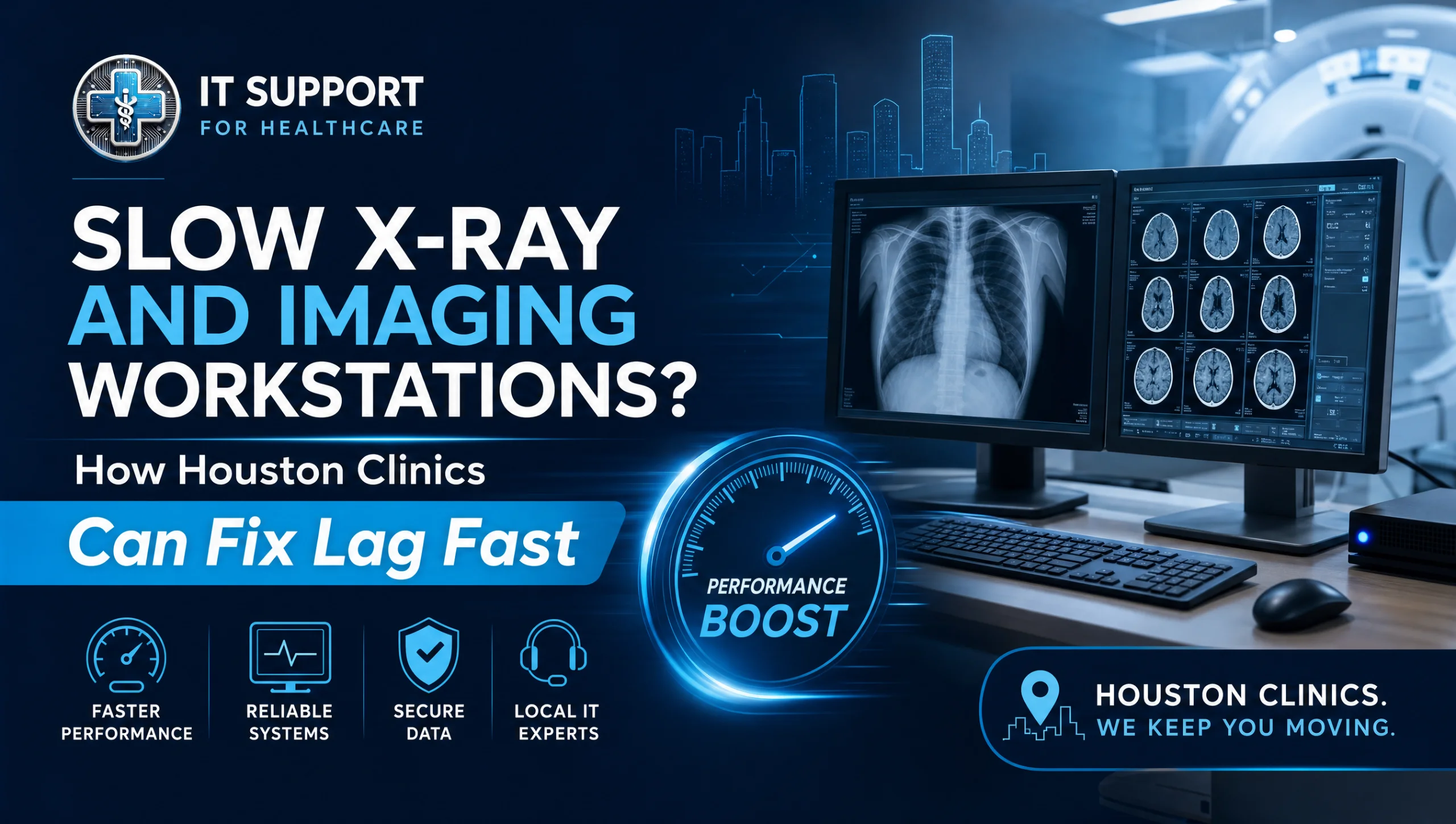 Dental imaging slow fix in a Houston clinic as an IT specialist tunes a Dexis/Sidexis workstation to reduce X‑ray lag